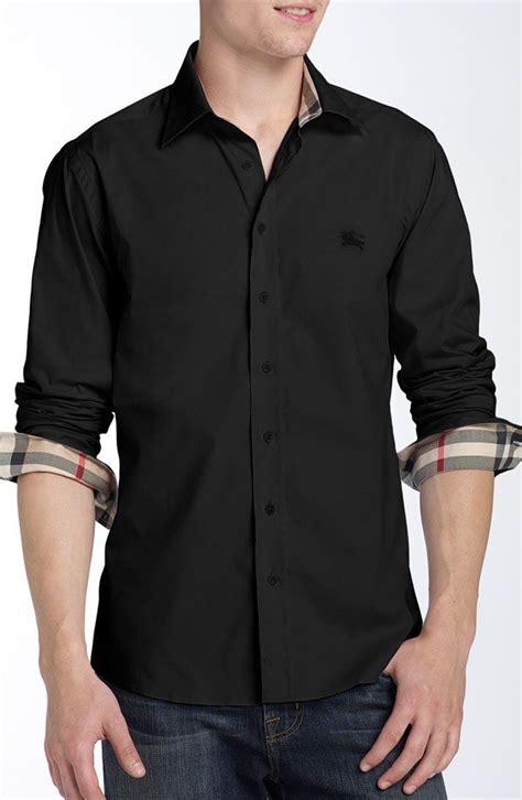 burberry brit classic fit poplin sport shirt|Burberry polo shirt men.